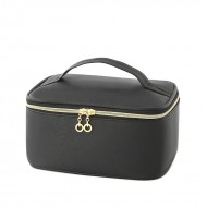 Amazon hot selling PU makeup bag, large capacity women's cosmetics storage bag, portable travel tote