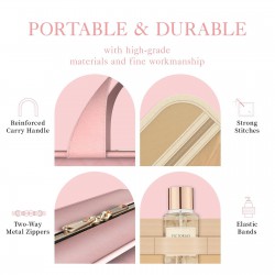 Travel toiletry bag with hooks, portable makeup bag, travel ladies' toiletry bag, handbag