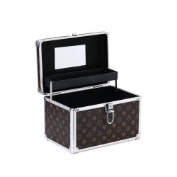 Aluminum Makeup Travel Case Beauty Case Manufacturer inside mirror aluminum travel cosmetic case makeup box