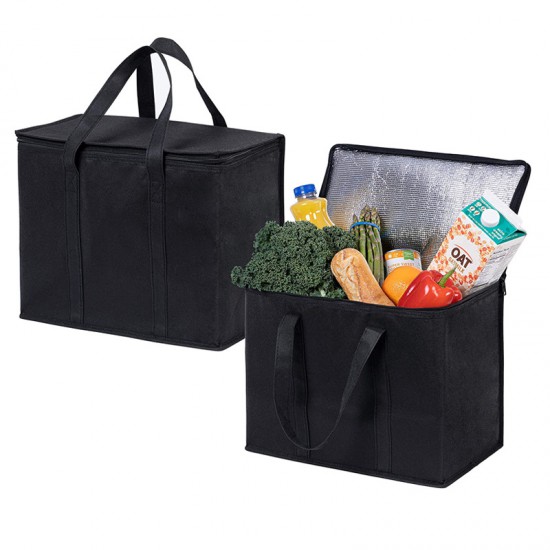 Reusable Thermal Insulated Cooler Bag Grocery Cool Carry Non Woven Lunch Cooler Bag For Food Reusable Thermal Insulated Cooler Bag Grocery Cool Carry Non Woven Lunch Cooler Bag For Food