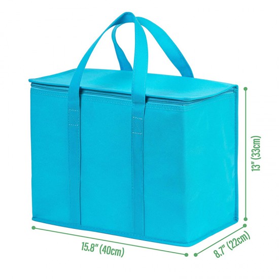Reusable Thermal Insulated Cooler Bag Grocery Cool Carry Non Woven Lunch Cooler Bag For Food Reusable Thermal Insulated Cooler Bag Grocery Cool Carry Non Woven Lunch Cooler Bag For Food