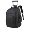High-End Simple Fashionable Backpack Waterproof Laptop Trolley School Bag with Large Capacity for Business Travel Reduces Burden