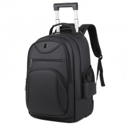 High-End Simple Fashionable Backpack Waterproof Laptop Trolley School Bag with Large Capacity for Business Travel Reduces Burden