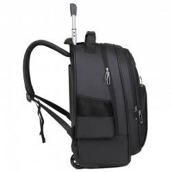 High-End Simple Fashionable Backpack Waterproof Laptop Trolley School Bag with Large Capacity for Business Travel Reduces Burden