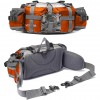 Multifunctional Outdoor Waist Bag Waterproof Fanny Pack Camping Climbing Hiking Waist Belt Bag with 2 Water Bottle Holder