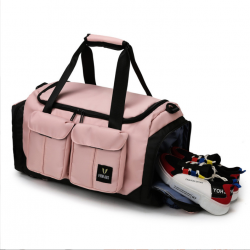 New large-capacity short-distance business trip travel bag dry and wet separation independent shoe position sports fitness bag